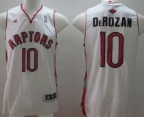 Revolution 30 Toronto Raptors -10 DeMar DeRozan White Stitched NBA Jersey