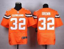 Nike Cleveland Browns -32 Jim Brown Orange Alternate Stitched NFL New Elite Jersey