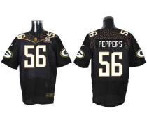 Nike Green Bay Packers -56 Julius Peppers Black 2016 Pro Bowl Stitched NFL Elite Jersey
