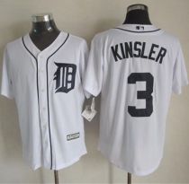 Detroit Tigers #3 Ian Kinsler New White Cool Base Stitched MLB Jersey