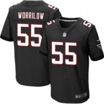 Nike Atlanta Falcons 55 Paul Worrilow Black Alternate Stitched NFL Elite Jersey