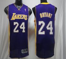 Revolution 30 Los Angeles Lakers -24 Kobe Bryant Purple Stitched NBA Jersey