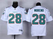 Nike Miami Dolphins -28 Knowshon Moreno White NFL New Elite Jersey