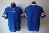 Nike Bills Blank Royal Blue Team Color Stitched NFL Elite Jersey