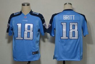 Nike Titans -18 Kenny Britt Light Blue Team Color Stitched NFL Game Jersey