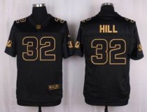 Nike Cincinnati Bengals -32 Jeremy Hill Black Stitched NFL Elite Pro Line Gold Collection Jersey