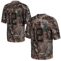Nike Green Bay Packers #12 Aaron Rodgers Camo With Hall of Fame 50th Patch Men's Stitched NFL Realtr