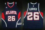 Revolution 30 Atlanta Hawks -26 Kyle Korver Blue Stitched NBA Jersey