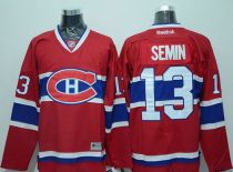 Montreal Canadiens -13 Alexander Semin Red Stitched NHL Jersey