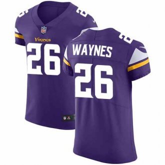 Nike Vikings -26 Trae Waynes Purple Team Color Stitched NFL Vapor Untouchable Elite Jersey