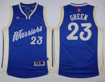 Golden State Warriors -23 Draymond Green Blue 2015-2016 Christmas Day Stitched NBA Jersey