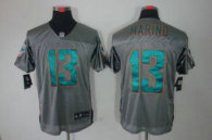 Nike Dolphins -13 Dan Marino Grey Shadow Stitched NFL Elite Jersey