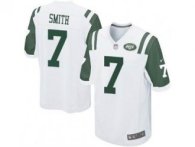 2012 NEW NFL New York Jets 7 Geno Smith White Jerseys(Game)