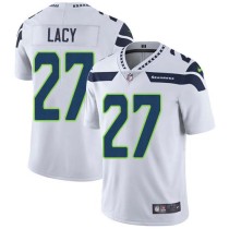 Nike Seahawks -27 Eddie Lacy White Stitched NFL Vapor Untouchable Limited Jersey