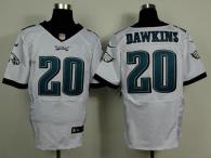 Nike Philadelphia Eagles #20 Brian Dawkins White Men's Stitched NFL New Elite Jersey