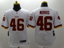 Nike Washington Redskins -46 Alfred Morris White Men's Stitched NFL New Elite Jersey