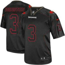 Nike Tampa Bay Buccaneers -3 Jameis Winston Lights Out Black Stitched NFL Elite jersey