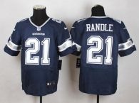 Nike Dallas Cowboys #21 Joseph Randle Navy Blue Team Color Men's Stitched NFL Elite Jersey