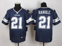 Nike Dallas Cowboys #21 Joseph Randle Navy Blue Team Color Men's Stitched NFL Elite Jersey