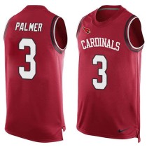 Nike Arizona Cardinals -3 Carson Palmer Red Team Color Stitched NFL Limited Tank Top Jersey