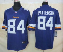 Nike Vikings -84 Cordarrelle Patterson Purple Team Color Stitched NFL Limited Jersey