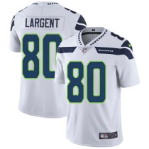 Nike Seahawks -80 Steve Largent White Stitched NFL Vapor Untouchable Limited Jersey