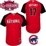 Chicago Cubs -17 Kris Bryant Red 2015 All-Star National League Stitched MLB Jersey