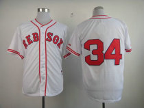 Boston Red Sox #34 David Ortiz White 1936 Turn Back The Clock Stitched MLB Jersey
