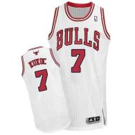 Revolution 30 Chicago Bulls -7 Tony Kukoc White Stitched NBA Jersey