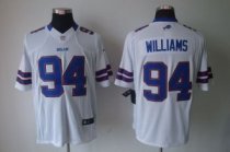 Nike Bills -94 Mario Williams White Stitched NFL Limited Jersey
