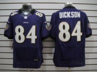 Nike Ravens -84 Ed Dickson Purple Team Color Men Stitched NFL Elite Jersey