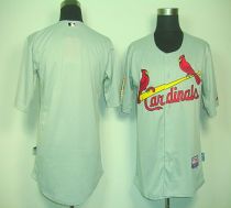 St Louis Cardinals Blank Grey Cool Base Stitched MLB Jersey