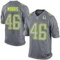 Nike Washington Redskins -46 Alfred Morris Grey Pro Bowl Men's Stitched NFL Elite Team Sanders Jerse