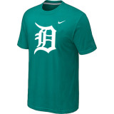 MLB Detroit Tigers Heathered Green Nike Blended T-Shirt