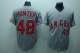 Los Angeles Angels of Anaheim -48 Torii Hunter Stitched Grey Cool Base MLB Jersey