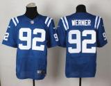Nike Indianapolis Colts #92 Bjoern Werner Royal Blue Team Color Men’s Stitched NFL Elite Jersey