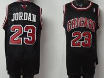 Chicago Bulls -23 Michael Jordan Stitched Black NBA Jersey