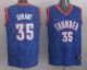 Oklahoma City Thunder -35 Kevin Durant Blue Crazy Light Stitched NBA Jersey