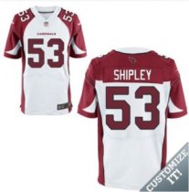 Nike Arizona Cardinals -53 Shipley Jersey White Elite Road Jersey