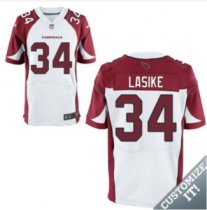 Nike Arizona Cardinals -34 Lasike Jersey White Elite Road Jersey