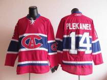 Montreal Canadiens -14 Tomas Plekanec Red New CA Stitched NHL Jersey
