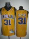 Mitchell and Ness Indiana Pacers -31 Reggie Miller Yellow Stitched Throwback NBA Jersey