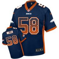 Nike Denver Broncos #58 Von Miller Navy Blue Alternate Men's Stitched NFL Elite Drift Fashion Jersey
