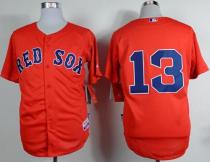 Boston Red Sox #13 Hanley Ramirez Red Cool Base Stitched MLB Jersey