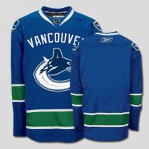 Vancouver Canucks Blank Stitched Blue NHL Jersey