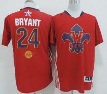 Los Angeles Lakers -24 Kobe Bryant Red 2014 All Star Stitched NBA Jersey