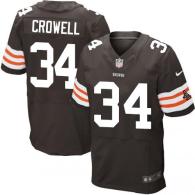 Nike Cleveland Browns -34 Isaiah Crowell Brown Team Color Men's Stitched NFL Elite Jersey