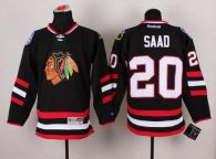 Chicago Blackhawks -20 Brandon Saad Black 2014 Stadium Series Stitched NHL Jersey