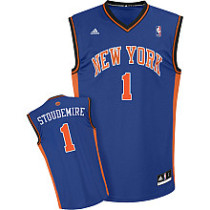New York Knicks -1 Amare Stoudemire Blue Stitched NBA Jersey