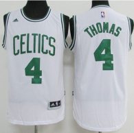Boston Celtics -4 Isaiah Thomas White Stitched NBA Jersey